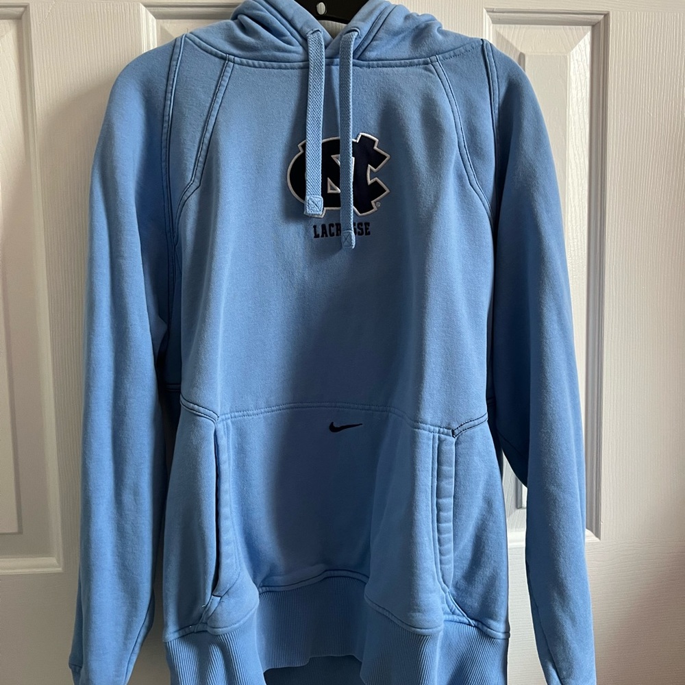 VINTAGE Nike (90s/Early 2000s) UNC Lacrosse Hoodie
